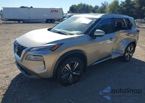 2021 Nissan Rogue Sl Intelligent Awd из США, поврежденный, VIN JN8AT3CB4MW232134